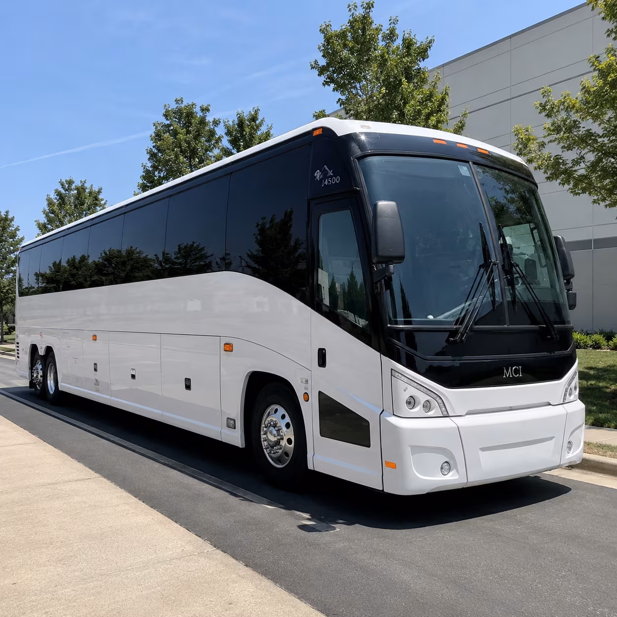 plano bus rental service area